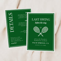 Last Swing Before the Ring Tennis Bachelorette