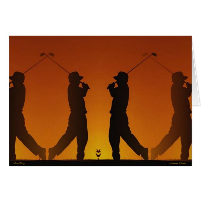 Last Swing Card (Front Horizontal)