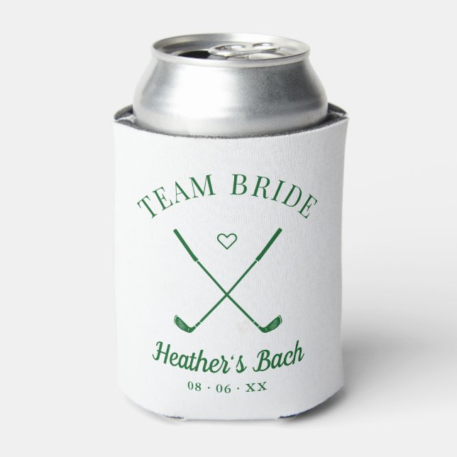 Last Swing Golf Bachelorette Can Cooler (Can Front)