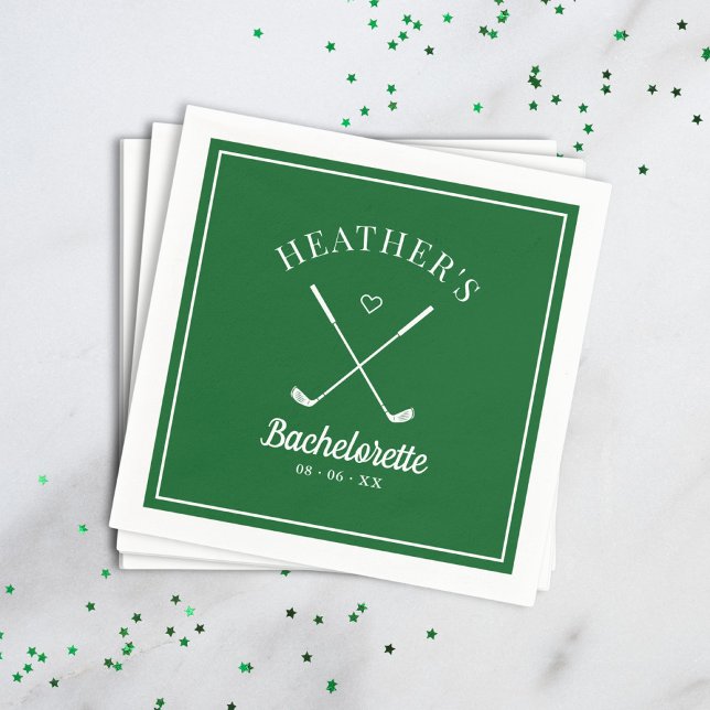 Last Swing Golf Bachelorette Napkin (Creator Uploaded)