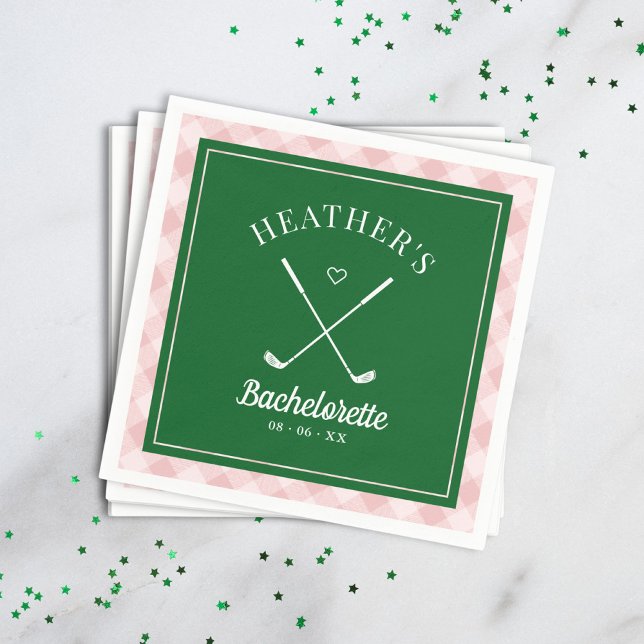 Last Swing Golf Bachelorette Napkin (Creator Uploaded)