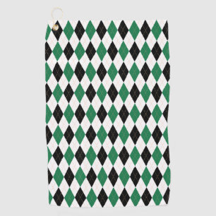 Last Swing Golf Country Club Bachelor Black Green Towel