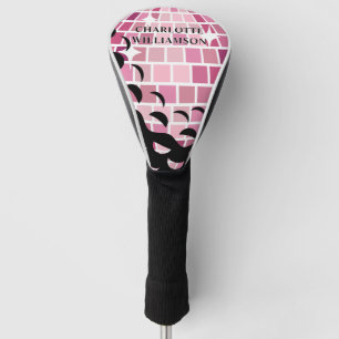 Last Swing Golf Pink Disco Ball Bachelorette  Head Cover