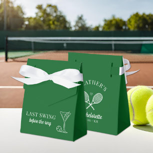 Last Swing Tennis Bachelorette Favour Box