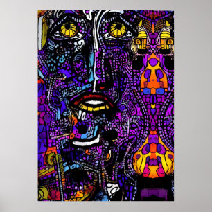 Last Thoughts at the Art Auction - Ken Gauge Art Poster