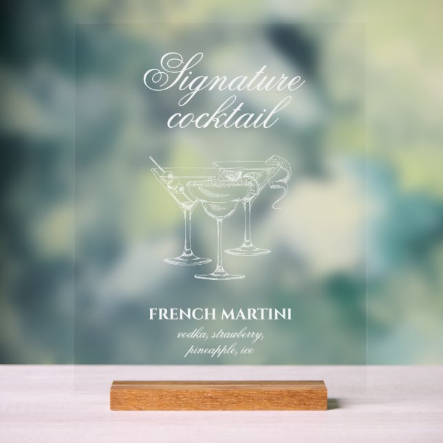 Last toast on the coast Bachelorette Acrylic Sign (Neutral)