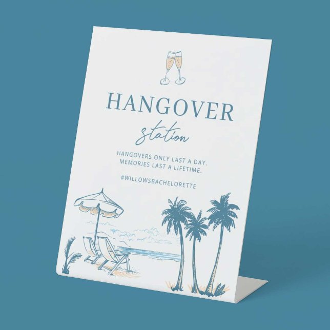 Last Toast on the Coast Bachelorette Hangover Sign (Creator Uploaded)