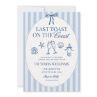 Last Toast on the Coast Bachelorette Itinerary