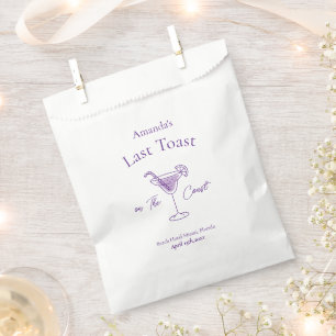 Last Toast on The Coast Bachelorette Party Favour Bags