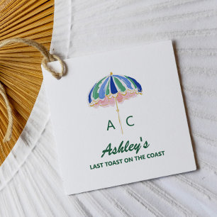 Last Toast on the Coast Bachelorette Party Favour Tags