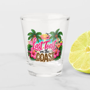 Last Toast on the Coast Bachelorette Party Shot Glass