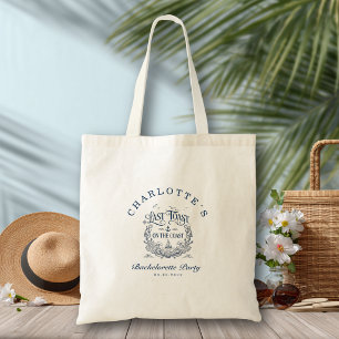 Last Toast on the Coast! Bachelorette Party Tote Bag