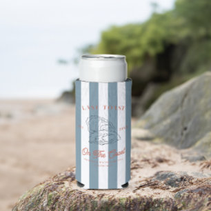 Last Toast on the Coast Bachelorette  Seltzer Can Cooler