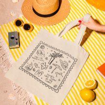 Last Toast on the Coast Bachelorette Tote Bag