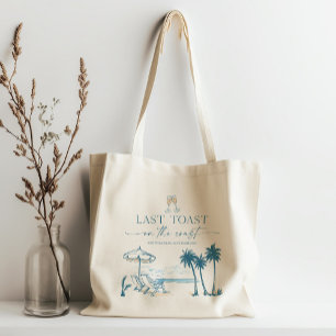 Last Toast on the Coast Bachelorette Tote Bag
