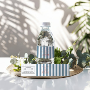 Last Toast on the Coast Bachelorette  Water Bottle Label