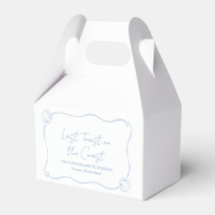 Last Toast on the Coast Beach Bachelorette Party Favour Box