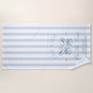 Last Toast On The Coast Beach Bachelorette  Towel