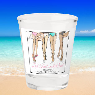 Last Toast on the Coast Beach Bikini Bachelorette Shot Glass