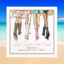 Last Toast on the Coast Boots Bachelorette Party