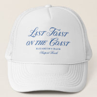 Last Toast on The Coast Elegant Hand Drawn Bows
