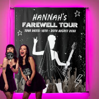 Last Tour Punk Rock Band Bachelorette Welcome Sign