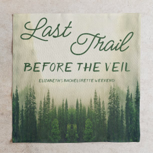 Last Trail Before The Veil Bachelorette Tapestry
