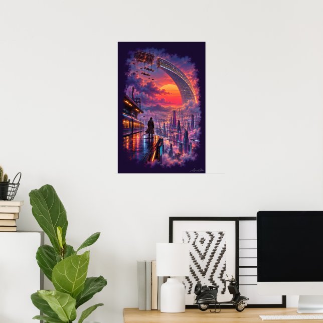 Last Train to Aurelion Poster (Home Office)