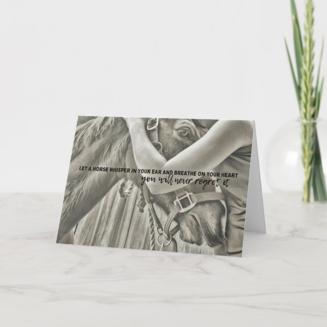 LAST WHISPER Greeting Card (Front)