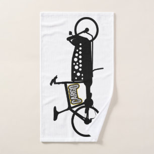 Lastenrad mit Arrowschrift dezentes Desig Hand Towel