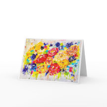 Lasting Impressions Bouquet Card <Blank Inside>