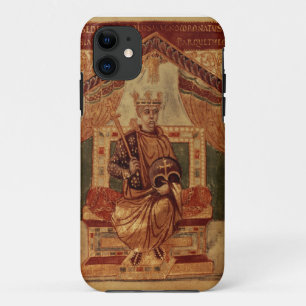 Lat 1152 f.3v Charlemagne (Carolus Magnus, Charles iPhone 11 Case