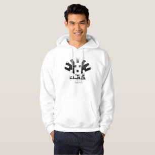 Latahzan Man White Hoodie