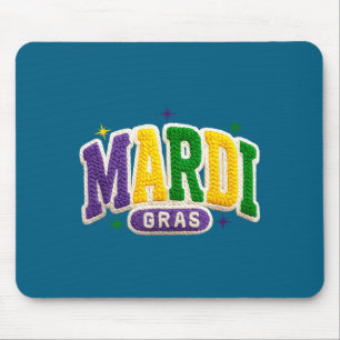 Latch Hook Mardi Gras Trendy Funny Gift Tee Men, W Mouse Pad