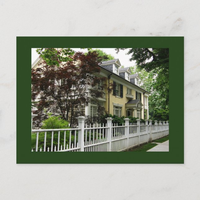 Late 18th Century Adam Style House Postcard (Front)