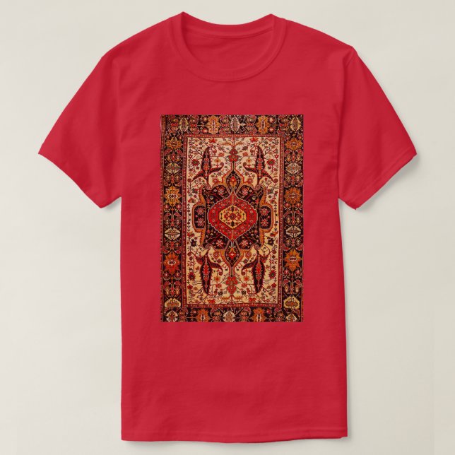 Late 19th Century Serapi Persian Rug Print  T-Shirt (Design Front)