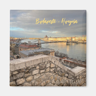 Late afternoon in Budapest, Hungary Magnet