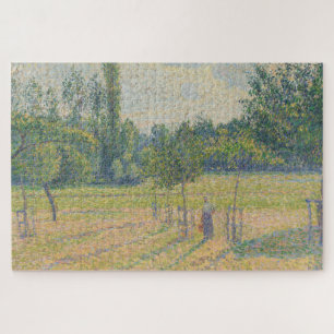 "Late Afternoon in our Meadow" - Camille Pissarro Jigsaw Puzzle