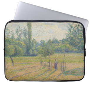 "Late Afternoon in our Meadow" - Camille Pissarro  Laptop Sleeve