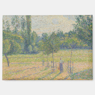 "Late Afternoon in our Meadow" - Camille Pissarro Magnet