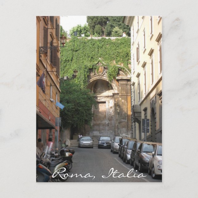 Late afternoon in Rome Postcard (Front)