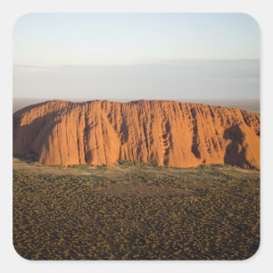 Late Afternoon Light on Uluru / Ayers Rock, Square Sticker