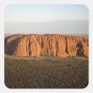Late Afternoon Light on Uluru / Ayers Rock, Square Sticker