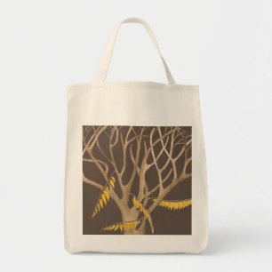 Late Autumn on a Grocery Tote Bag