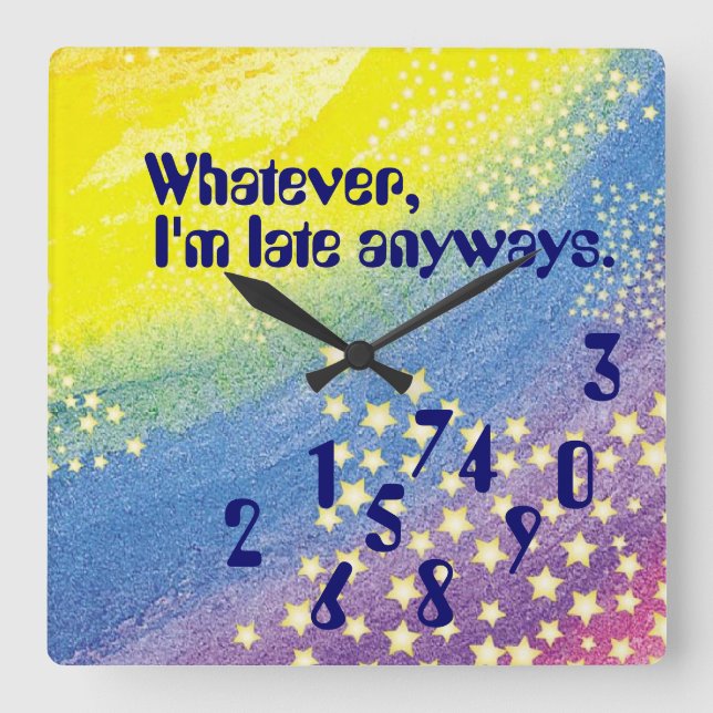 Late humor2  Clock (Front)