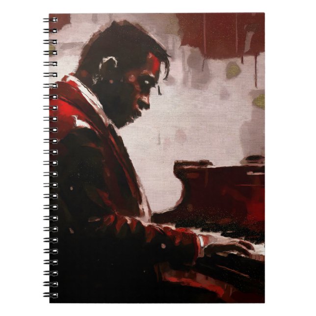 Late night bar pianist notebook (Front)