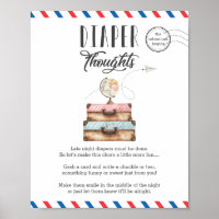 Late Night Diaper Thoughts Baby Shower Activity