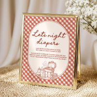 Late Night Diapers Baby Q BBQ Couples Baby Shower