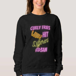Late night snack Fries Fast food Sweatshirt