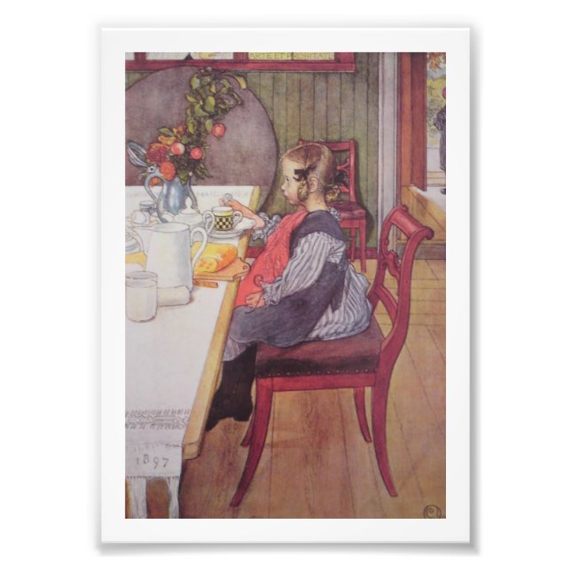 Late Riser at Breakfast Photo Print (Front)